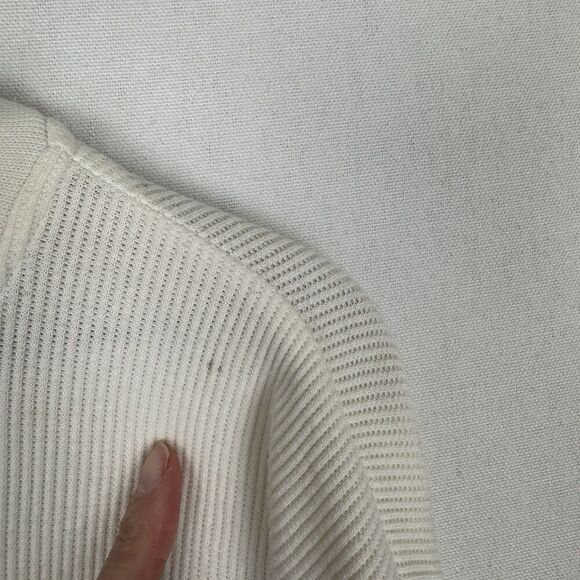 Vtg‎ Southpole Shirt Mens XL Ivory Large Graphic Thermal Ribbed Knit Y2K Flaws - Picture 14 of 16